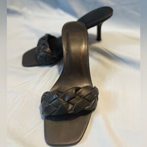 Mix NO. 6 Black Braided Heels